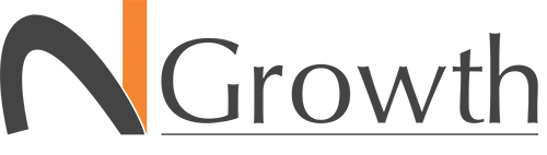 Logotipo de búsqueda ejecutiva de N2Growth oscuro