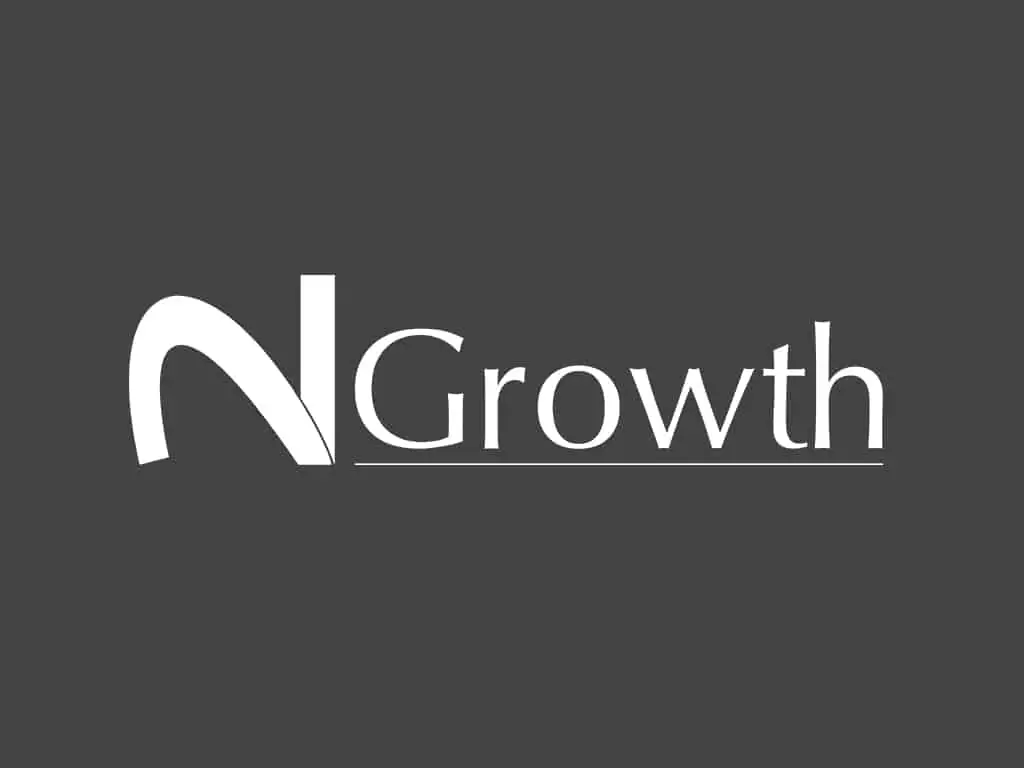 Logotipo de N2Growth Executive Search blanco sobre gris