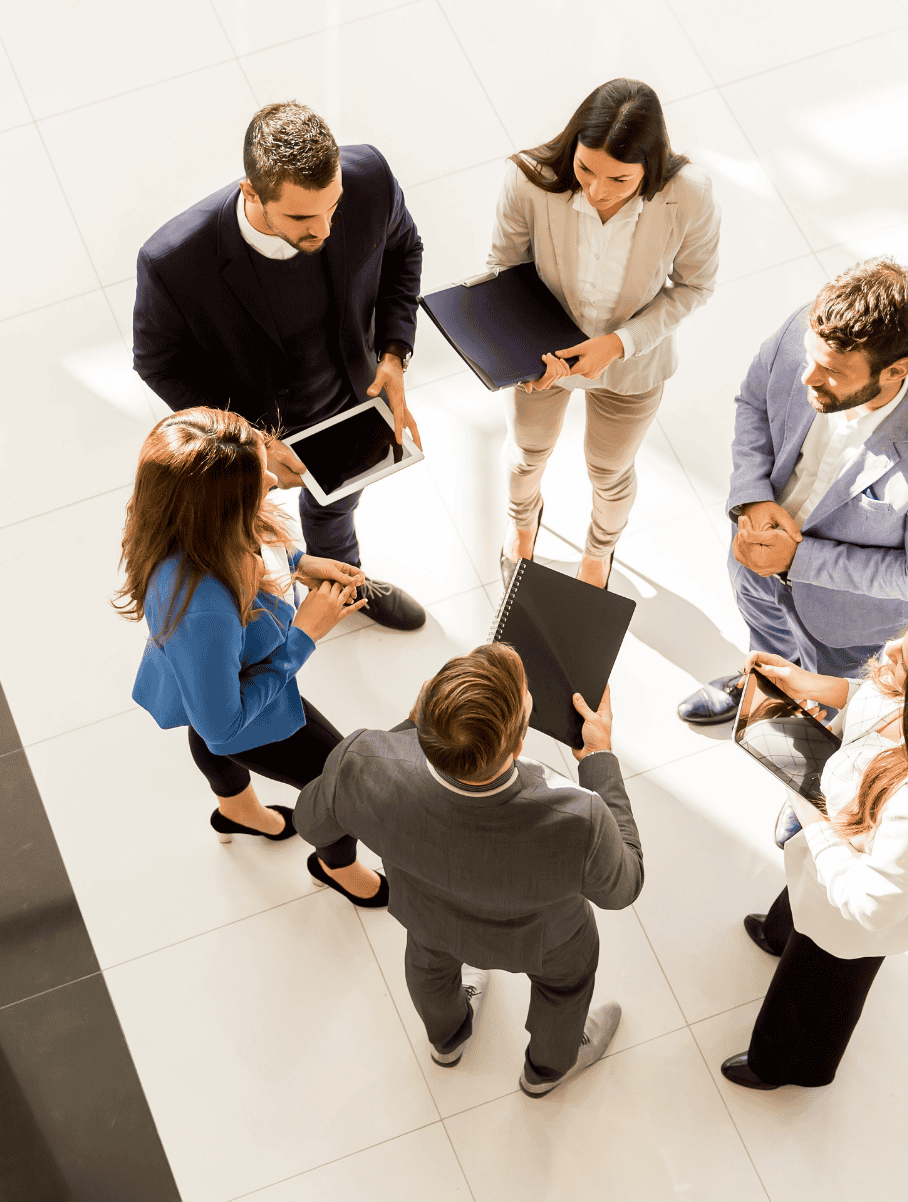 Chief Operating Officer meets with other executives to discuss the operational plan for the next year.